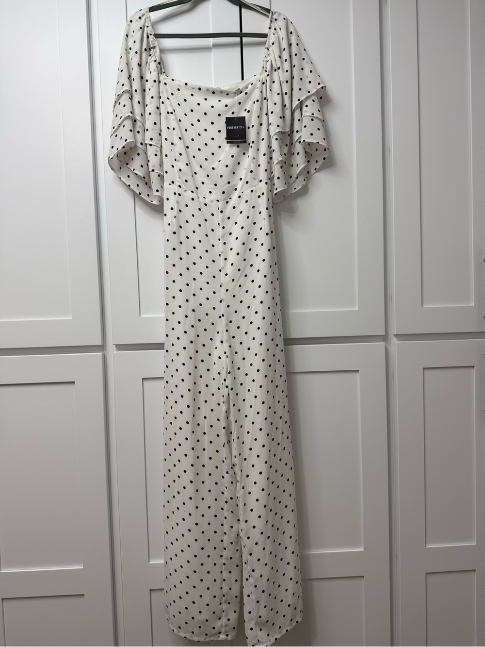 Forever 21 Plus Polka Dot Jumpsuit NWT Size 1X